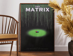 The Matrix Movie Poster, Minimalist Art, Gift for Movie Lovers, Printable Wall Art, Lana and Lilly Wachowski, Film Print, Gift for Her 1887029337