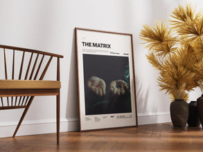 The Matrix Poster, Keanu Reeves and Laurence Fishburne The Pills Poster, Cinematic Wall Decor, The Matrix Poster Print Wall Art 1895682159