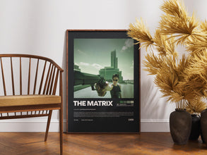 The Matrix Poster, Sci-Fi Film Print, Vintage Movie , Digital Download 4360883805