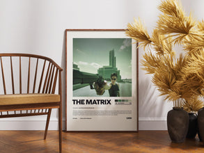 The Matrix Poster, Sci-Fi Film Print, Vintage Movie , Digital Download 4360883805