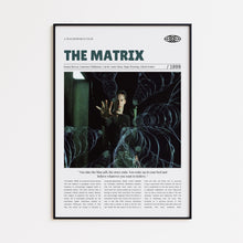 The Matrix, Wachowski's, Retro Movie Poster, Custom Movie Poster 4421168496