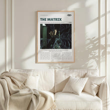 The Matrix, Wachowski's, Retro Movie Poster, Custom Movie Poster 4421168496