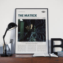 The Matrix, Wachowski's, Retro Movie Poster, Custom Movie Poster 4421168496