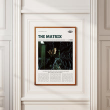 The Matrix, Wachowski's, Retro Movie Poster, Custom Movie Poster 4421168496
