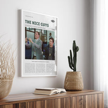 The Nice Guys, Shane Black, Retro Movie Poster, Custom Movie Poster 4421169621