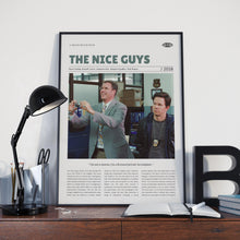 The Nice Guys, Shane Black, Retro Movie Poster, Custom Movie Poster 4421169621