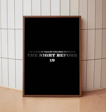 The Night Before 19 2025 Poster Art Print Movie Posters TV Posters Gift for Movie lovers