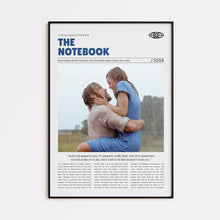 The Notebook, Nick Cassavetes, Retro Movie Poster, Custom Movie Poster 4421165749