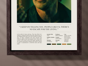 The Ones Who Live  TV Show Poster  The Walking Dead  Rick Grimes  Andrew Lincoln  TV Quote  TWD Minimalist Poster  Instant Download 1686362365