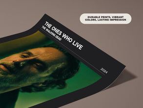 The Ones Who Live  TV Show Poster  The Walking Dead  Rick Grimes  Andrew Lincoln  TV Quote  TWD Minimalist Poster  Instant Download 1686362365