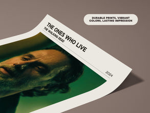 The Ones Who Live  TV Show Poster  The Walking Dead  Rick Grimes  Andrew Lincoln  TV Quote  TWD Minimalist Poster  Instant Download 1686362365