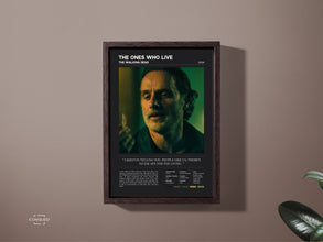 The Ones Who Live  TV Show Poster  The Walking Dead  Rick Grimes  Andrew Lincoln  TV Quote  TWD Minimalist Poster  Instant Download 1686362365