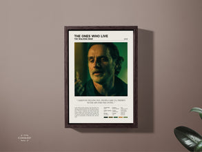 The Ones Who Live  TV Show Poster  The Walking Dead  Rick Grimes  Andrew Lincoln  TV Quote  TWD Minimalist Poster  Instant Download 1686362365