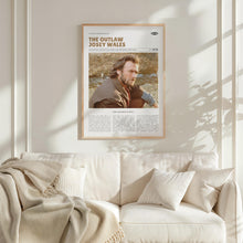 The Outlaw Josey Wales, Clint Eastwood, Retro Movie Poster, Custom Movie Poster Print 4421167859