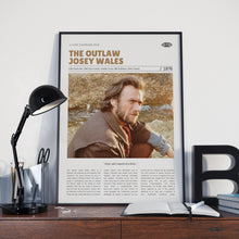 The Outlaw Josey Wales, Clint Eastwood, Retro Movie Poster, Custom Movie Poster Print 4421167859