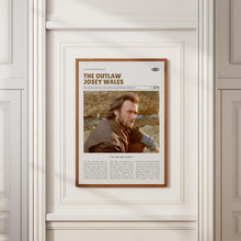 The Outlaw Josey Wales, Clint Eastwood, Retro Movie Poster, Custom Movie Poster Print 4421167859