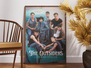 The Outsiders Poster, Retro Movie, Vintage Film, Matt Dillon, Ralph Macchio, Printable Wall Art 4312111167