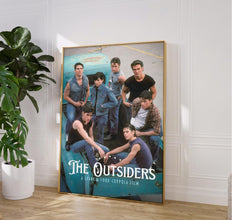 The Outsiders Poster, Retro Movie, Vintage Film, Matt Dillon, Ralph Macchio, Printable Wall Art 4312111167