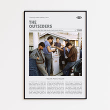 The Outsiders, Francis Ford Coppola, Retro Movie Poster, Custom Movie Poster Print 4421169194