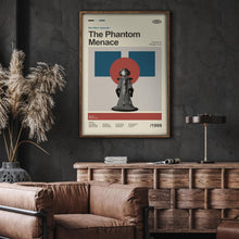 The Phantom Menace Poster, Mid Century Star Wars Poster, Retro Movie Print, Modern Vintage Movie Posters 1784904824