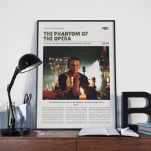 The Phantom of the Opera, Joel Schumacher, Retro Movie Poster, Custom Movie Poster Print 4421165677