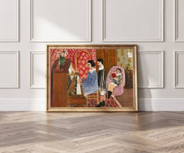 The Piano Lesson by Henri Matisse Poster, Henri Matisse Exhibition Print, Henri Matisse wall art, Contemporary Print, Mid Century Modern 1422117474