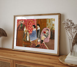 The Piano Lesson by Henri Matisse Poster, Henri Matisse Exhibition Print, Henri Matisse wall art, Contemporary Print, Mid Century Modern 1422117474
