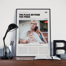 The Place Beyond the Pines, Derek Cianfrance, Retro Movie Poster, Custom Movie Poster Print 4421165551