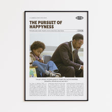 The Pursuit of Happyness, Gabriele Muccino, Retro Movie Poster, Custom Movie Poster 4421168421
