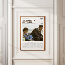 The Pursuit of Happyness, Gabriele Muccino, Retro Movie Poster, Custom Movie Poster 4421168421