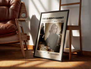 The Queen’s Gambit Poster, Alternative Poster Idea for The Queen’s Gambit Series, Anya Taylor-Joy Poster, Chess Themed Wall Art 1890279731