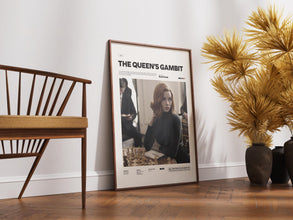 The Queen’s Gambit Poster, Alternative Poster Idea for The Queen’s Gambit Series, Anya Taylor-Joy Poster, Chess Themed Wall Art 1890279731