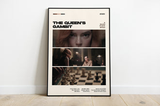 The Queens Gambit Tv Show Poster, Modern Movie Poster Print, The Queens Gambit Poster Wall Decor, DIGITAL FILES, Anya Taylor-Joy 1433180583