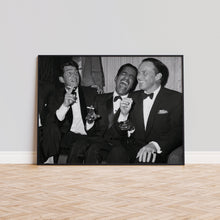 The Rat Pack Print Dean Martin, Sammy Davis, Frank Sinatra Black and White Wall Art, Vintage Print, Photography Prints, Museum Quality Print 1606604864