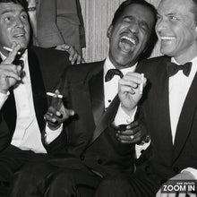 The Rat Pack Print Dean Martin, Sammy Davis, Frank Sinatra Black and White Wall Art, Vintage Print, Photography Prints, Museum Quality Print 1606604864