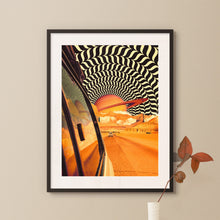 The Real Road Trip 2  Opart Poster  Retro Vintage Art  Collage Art  Surrealism  Optical Illusion  Trippy Art  Poster  Wall Art 1278886314
