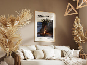 The Revenant Poster, Leonardo DiCaprio and Tom Hardy in The Revenant Print Poster, Western Adventure Movie Poster, Movie Wall Art Idea 4296341178