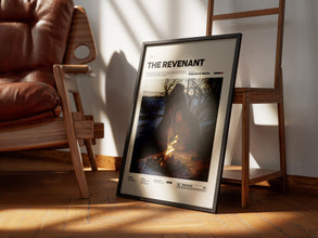 The Revenant Poster, Leonardo DiCaprio and Tom Hardy in The Revenant Print Poster, Western Adventure Movie Poster, Movie Wall Art Idea 4296341178