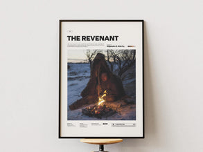 The Revenant Poster, Leonardo DiCaprio and Tom Hardy in The Revenant Print Poster, Western Adventure Movie Poster, Movie Wall Art Idea 4296341178