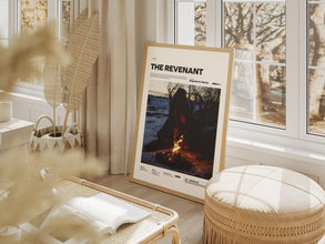 The Revenant Poster, Leonardo DiCaprio and Tom Hardy in The Revenant Print Poster, Western Adventure Movie Poster, Movie Wall Art Idea 4296341178