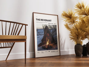 The Revenant Poster, Leonardo DiCaprio and Tom Hardy in The Revenant Print Poster, Western Adventure Movie Poster, Movie Wall Art Idea 4296341178