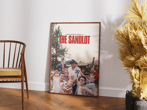 The Sandlot Poster, Retro Movie Poster, Vintage Poster, Gift for Him, Gift Idea,  David Mickey Evans, Benjamin Franklin Rodriguez, Wall Art 4325318714