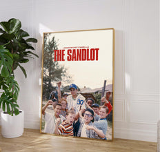 The Sandlot Poster, Retro Movie Poster, Vintage Poster, Gift for Him, Gift Idea,  David Mickey Evans, Benjamin Franklin Rodriguez, Wall Art 4325318714