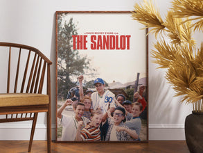 The Sandlot Poster, Retro Movie Poster, Vintage Poster, Gift for Him, Gift Idea,  David Mickey Evans, Benjamin Franklin Rodriguez, Wall Art 4325318714