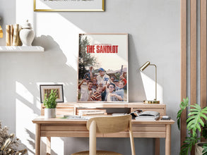 The Sandlot Poster, Retro Movie Poster, Vintage Poster, Gift for Him, Gift Idea,  David Mickey Evans, Benjamin Franklin Rodriguez, Wall Art 4325318714