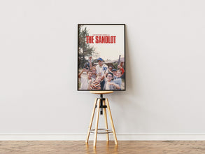 The Sandlot Poster, Retro Movie Poster, Vintage Poster, Gift for Him, Gift Idea,  David Mickey Evans, Benjamin Franklin Rodriguez, Wall Art 4325318714