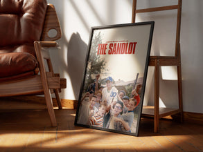 The Sandlot Poster, Retro Movie Poster, Vintage Poster, Gift for Him, Gift Idea,  David Mickey Evans, Benjamin Franklin Rodriguez, Wall Art 4325318714