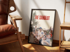 The Sandlot Poster, Retro Movie Poster, Vintage Poster, Gift for Him, Gift Idea,  David Mickey Evans, Benjamin Franklin Rodriguez, Wall Art 4325318714
