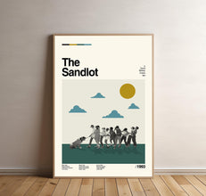 The Sandlot Poster, The Sandlot Print, Movie Poster, Midcentury Art, Minimalist Art, Retro Poster, Vintage Poster, Home Decor 1841187857