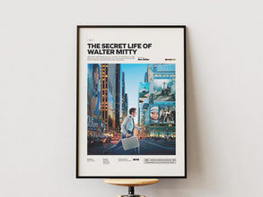 The Secret Life of Walter Mitty Poster, Ben Stiller Poster, Walter Mitty Print, Adventure Movie Poster, Movie Wall Decor Idea 4362389033